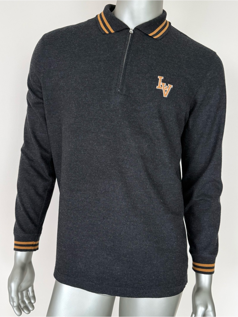 Louis Vuitton men wool zip up sweater size XL Authentic Retail 800$